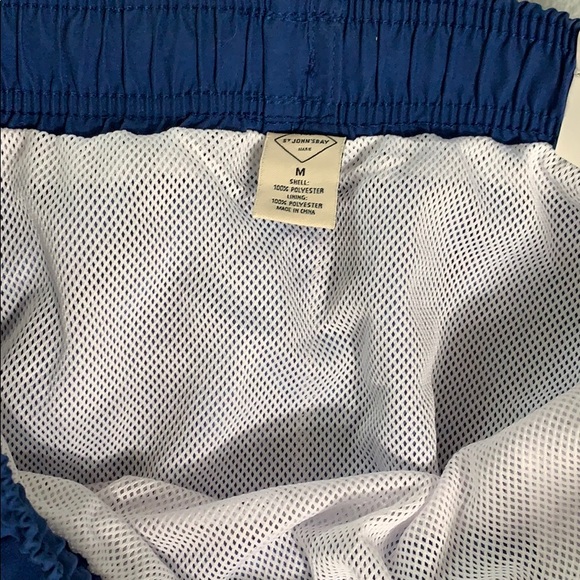 Saint Johns Bay Men’s Navy Blue Swim Trunks Medium - Picture 3 of 10